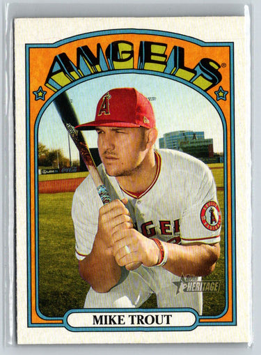 2021 Topps Heritage #169 Mike Trout M02