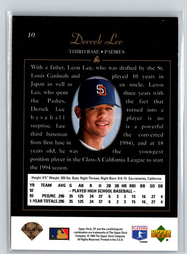 1994 SP #10 Derrek Lee M03
