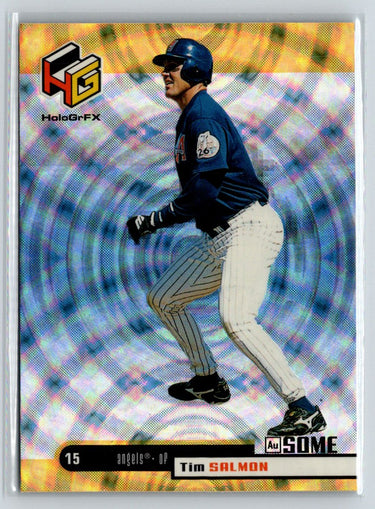 1999 Upper Deck HoloGrFX #3 Tim Salmon AuSome M04
