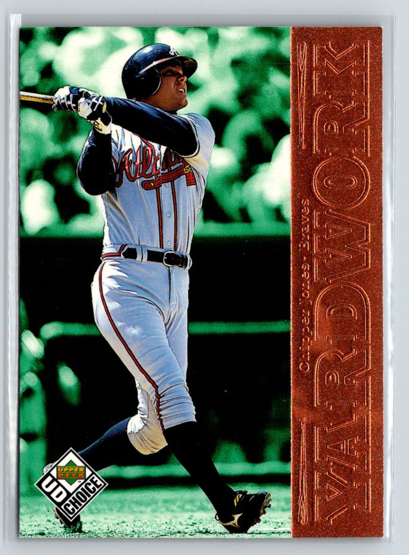 1999 UD Choice #Y2 Chipper Jones Yard Work M04