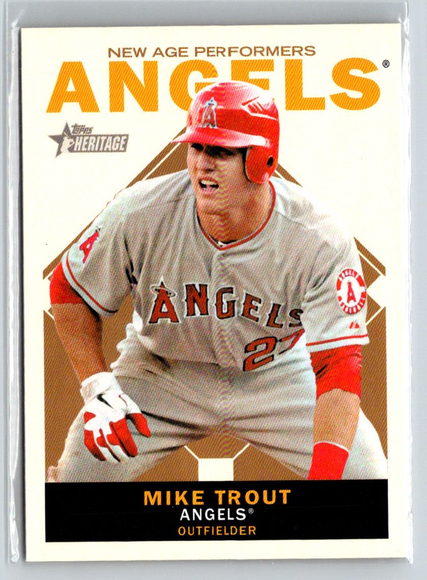 2013 Topps Heritage #NAP-MT Mike Trout New Age Performers M04