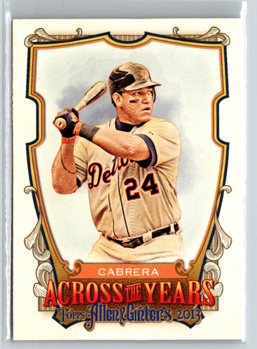 2013 Topps Allen & Ginter #ATY-MC Miguel Cabrera Across the Years M05
