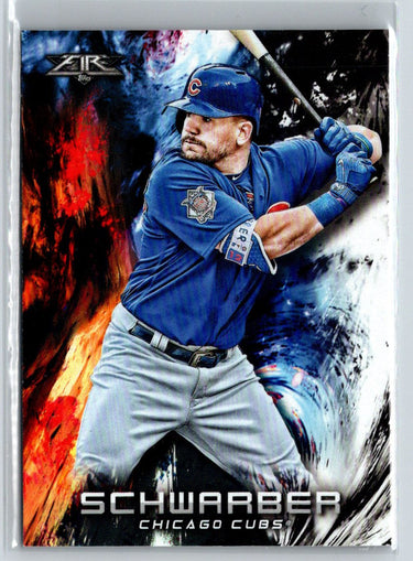 2018 Topps Fire #165 Kyle Schwarber M05