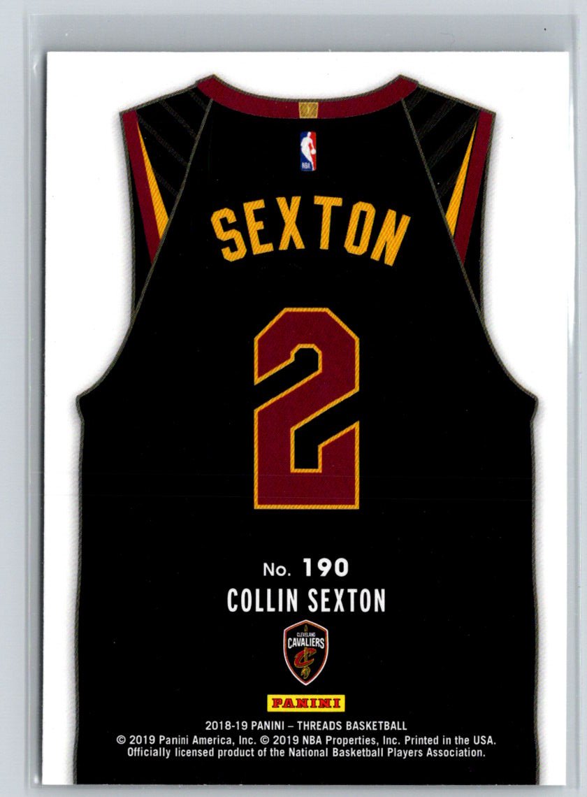 2018-19 Panini Threads #190 Collin Sexton M05