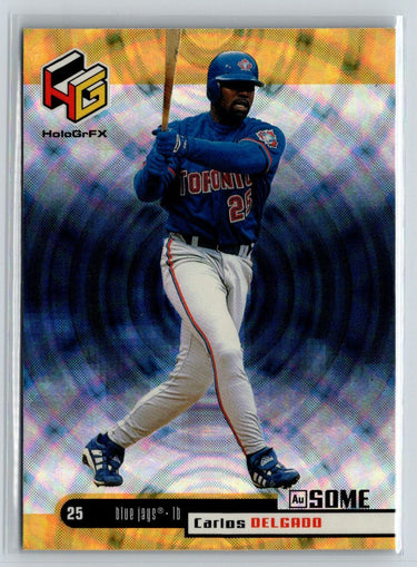 1999 Upper Deck HoloGrFX #60 Carlos Delgado AuSome M06