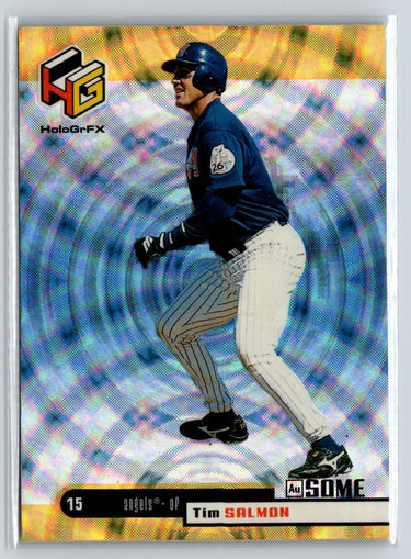 1999 Upper Deck HoloGrFX #3 Tim Salmon AuSome M06