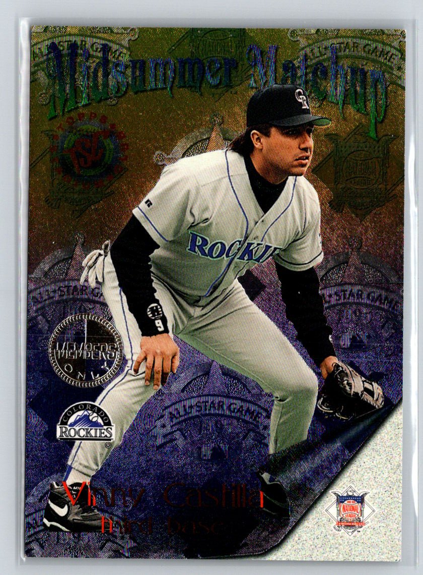 1996 Stadium Club #M5 Vinny Castilla / Wade Boggs Midsummer Matchups M08
