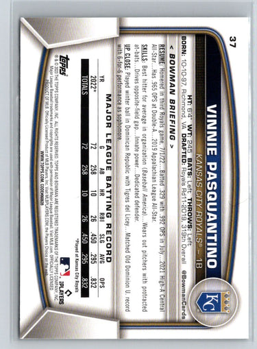 2023 Bowman #37 Vinnie Pasquantino M09