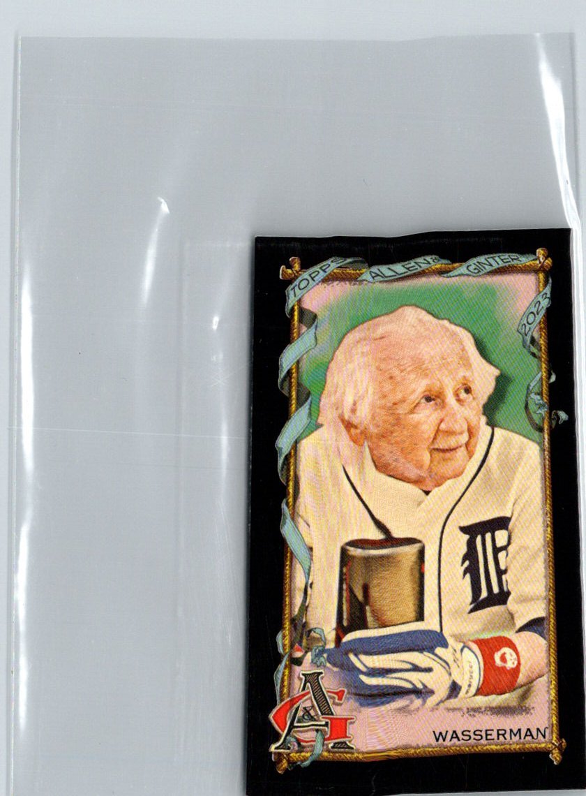 2023 Topps Allen & Ginter #224 Benny Wasserman Mini Black Border M10
