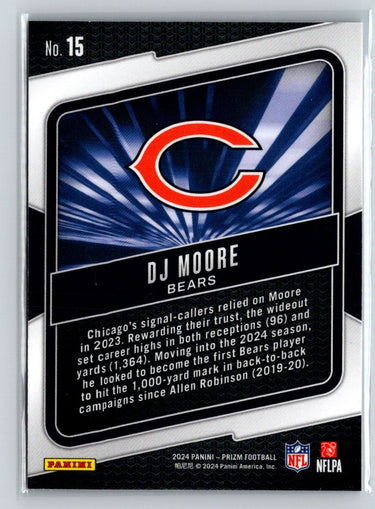 2024 Panini Prizm - Hype #15 DJ Moore M11
