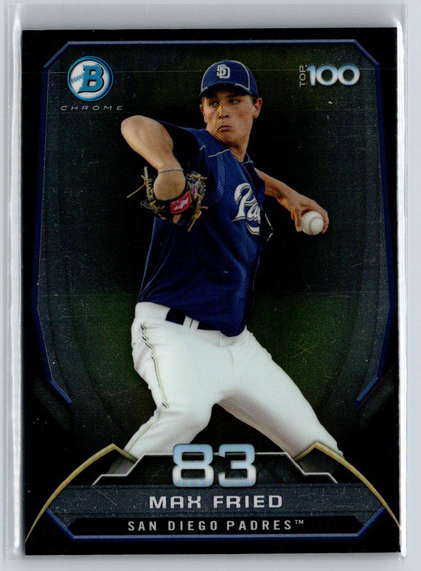 2014 Bowman #BTP-83 Max Fried Top 100 Prospects M11