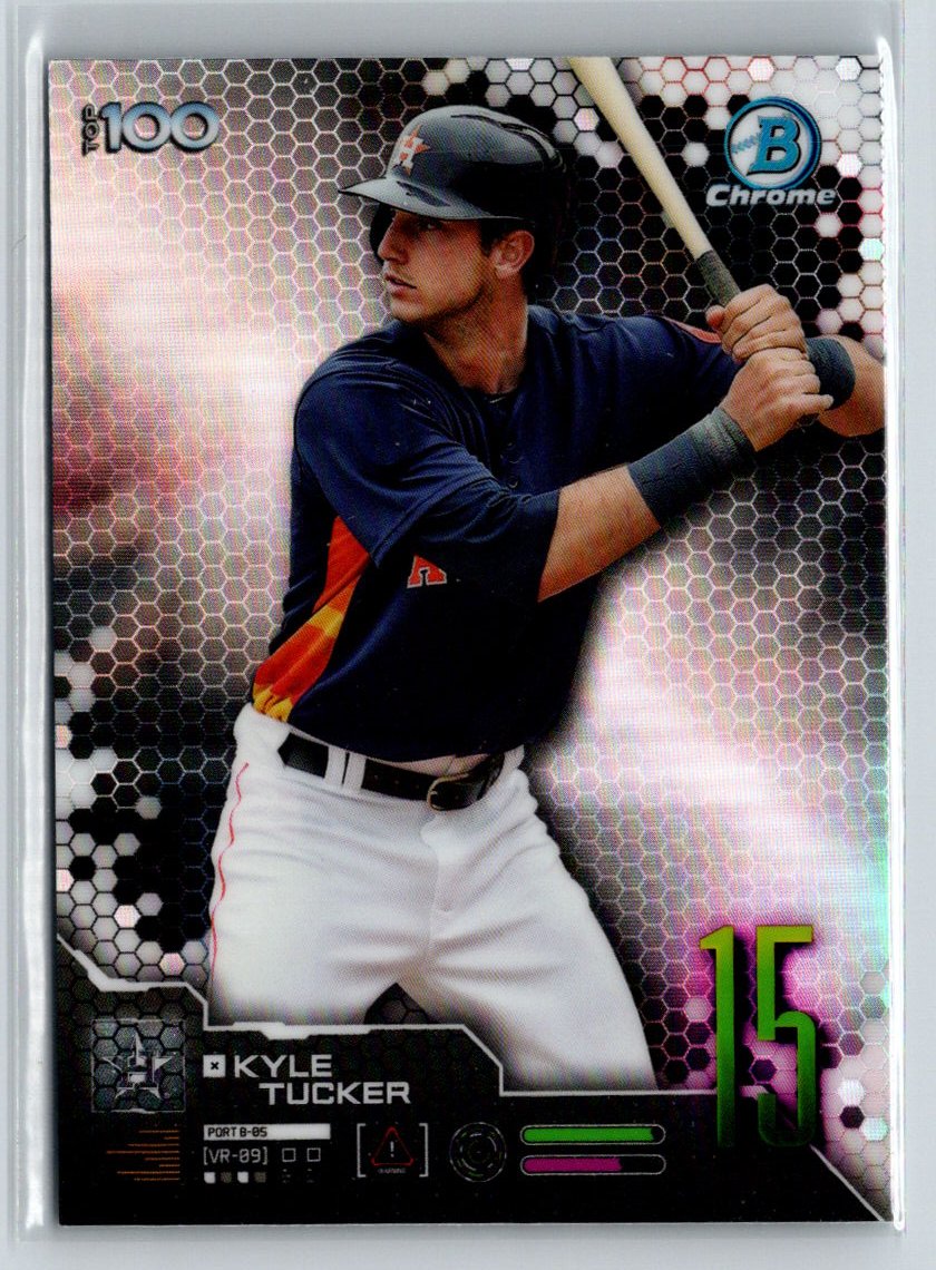 2019 Bowman #BTP-15 Kyle Tucker Bowman Scouts' Top 100 M11
