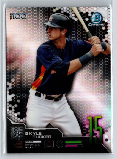 2019 Bowman #BTP-15 Kyle Tucker Bowman Scouts' Top 100 M11