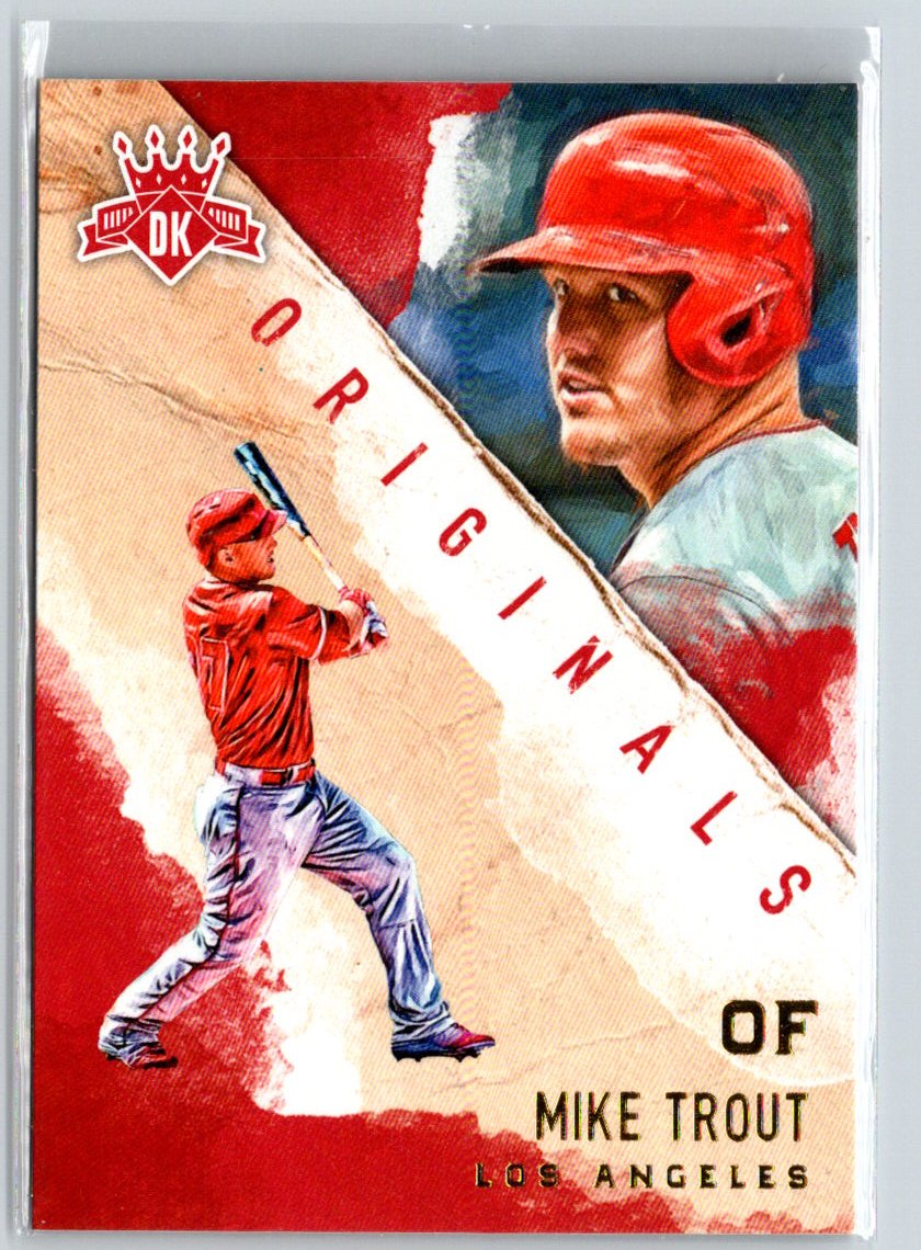 2017 Panini Diamond Kings #DO-11 Mike Trout DK Originals M12