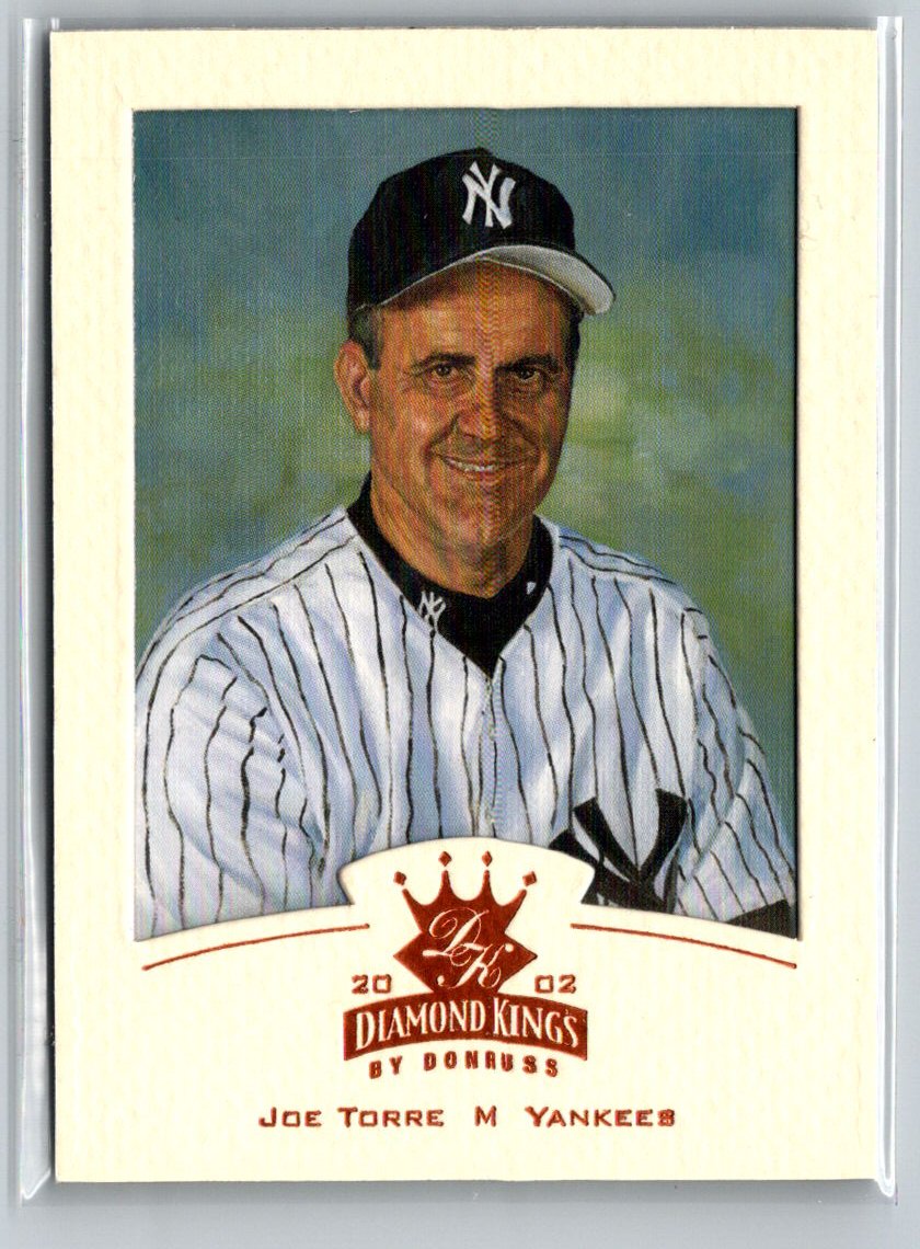 2002 Donruss Diamond Kings #12 Joe Torre Bronze Foil M13