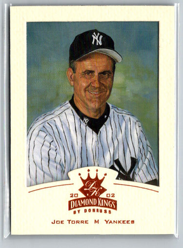 2002 Donruss Diamond Kings #12 Joe Torre Bronze Foil M13