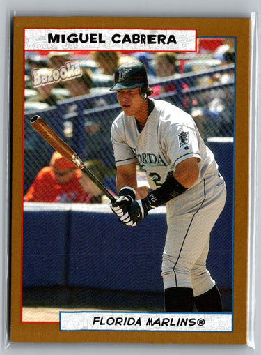 2005 Bazooka #78 Miguel Cabrera Gold Chunks M13