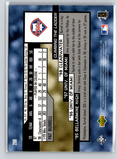 1999 Upper Deck #266 Pat Burrell M13