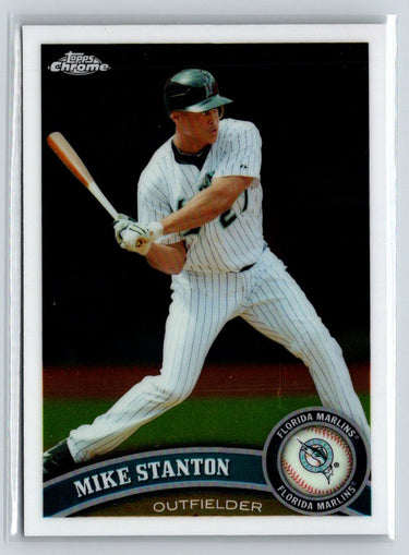 2011 Topps Chrome #85 Mike Stanton M16
