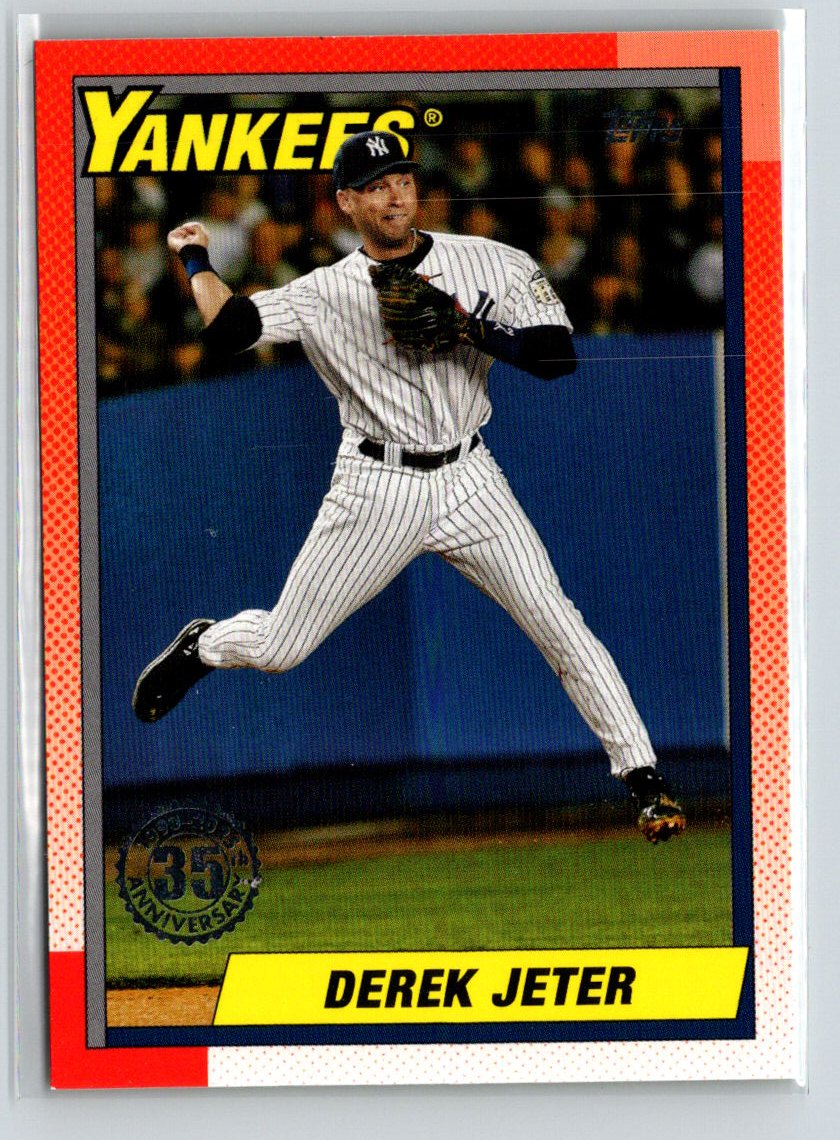 2025 Topps #T90-87 Derek Jeter 1990 Topps Baseball 35th Anniversary M17