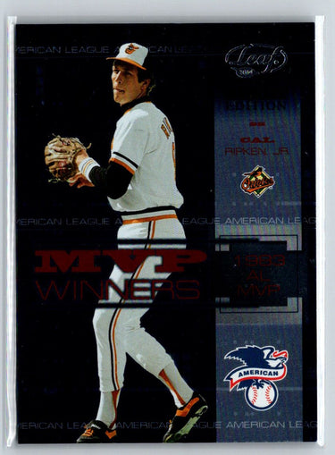 2004 Leaf #MW-6 Cal Ripken Jr. MVP Winners M17