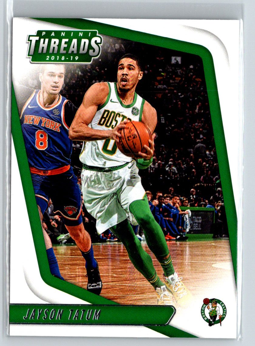 2018-19 Panini Threads #17 Jayson Tatum M17