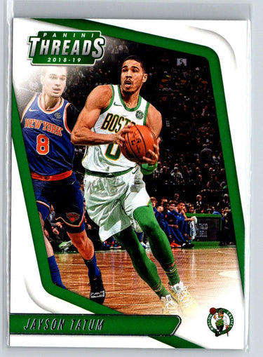 2018-19 Panini Threads #17 Jayson Tatum M17