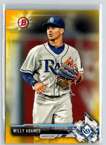 2017 Bowman #BP140 Willy Adames Prospects Yellow M17