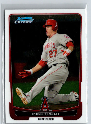 2012 Bowman Chrome #157 Mike Trout M18