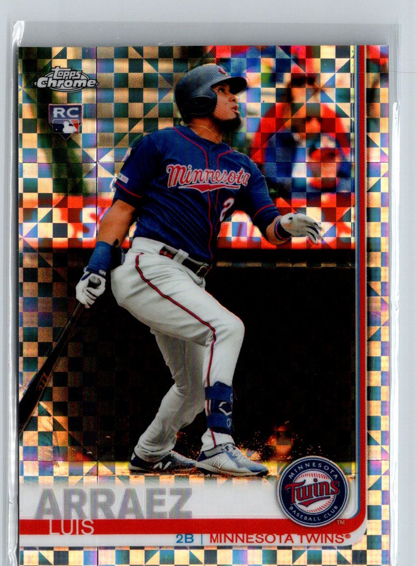 2019 Topps Chrome Update #45 Luis Arraez X-Fractor #/199 M18