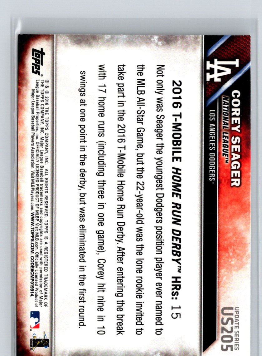 2016 Topps Update #US205 Corey Seager M18