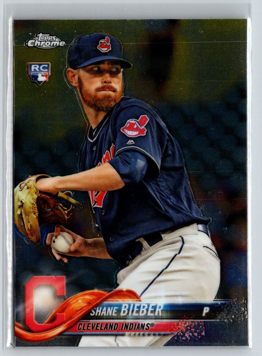 2018 Topps Chrome Update #HMT59 Shane Bieber M19