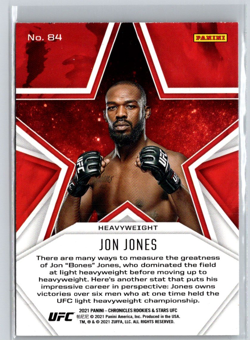 2021 Panini Chronicles UFC #84 Jon Jones M19