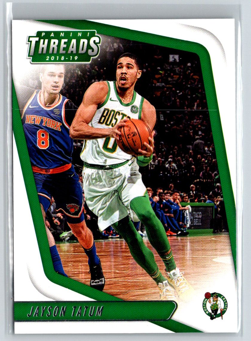 2018-19 Panini Threads #17 Jayson Tatum M19
