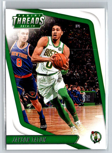 2018-19 Panini Threads #17 Jayson Tatum M19