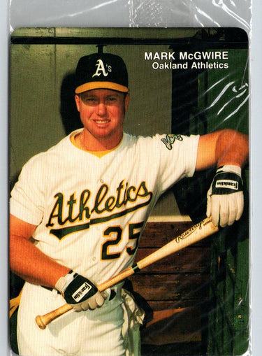 1990 Mother's Cookies Mark McGwire #2 Mark McGwire (Holding bat in front) M19