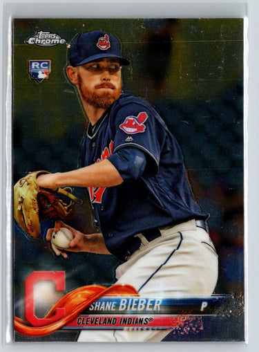 2018 Topps Chrome Update #HMT59 Shane Bieber M20