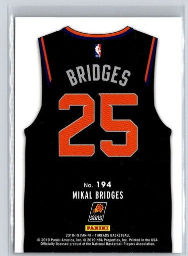 2018-19 Panini Threads #194 Mikal Bridges M20