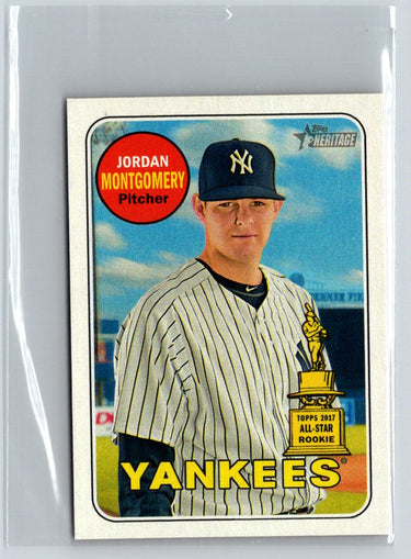 2018 Topps Heritage #180 Jordan Montgomery Mini #/100 M20