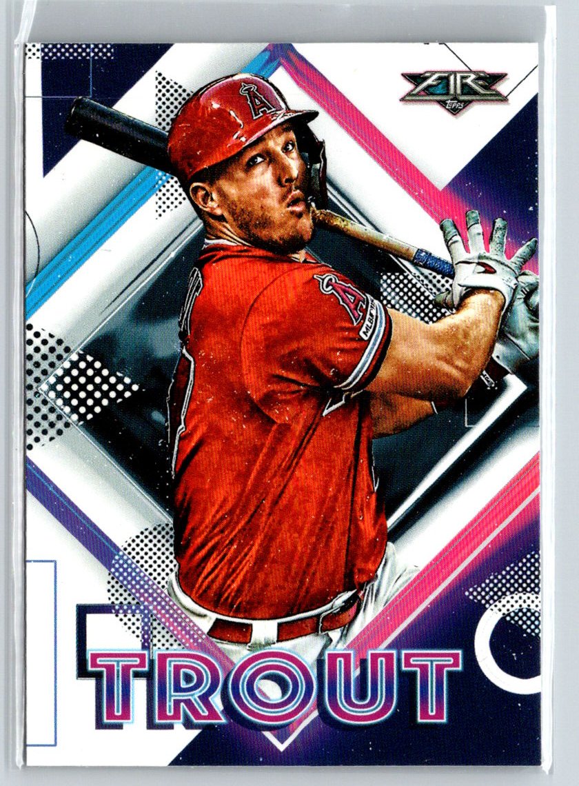 2020 Topps Fire #197 Mike Trout M21