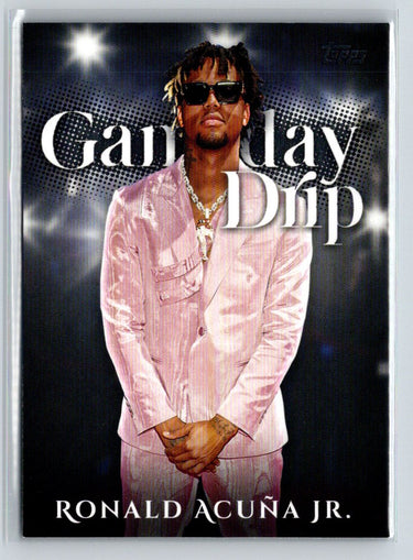 2025 Topps #GD-9 Ronald Acuña Jr. Gameday Drip M23