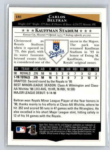 1999 Upper Deck Victory #181 Carlos Beltran M24