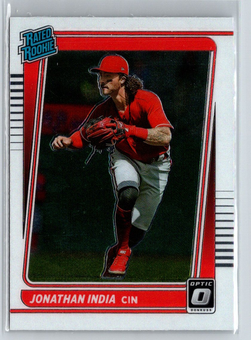 2021 Donruss Optic #101b Jonathan India M25