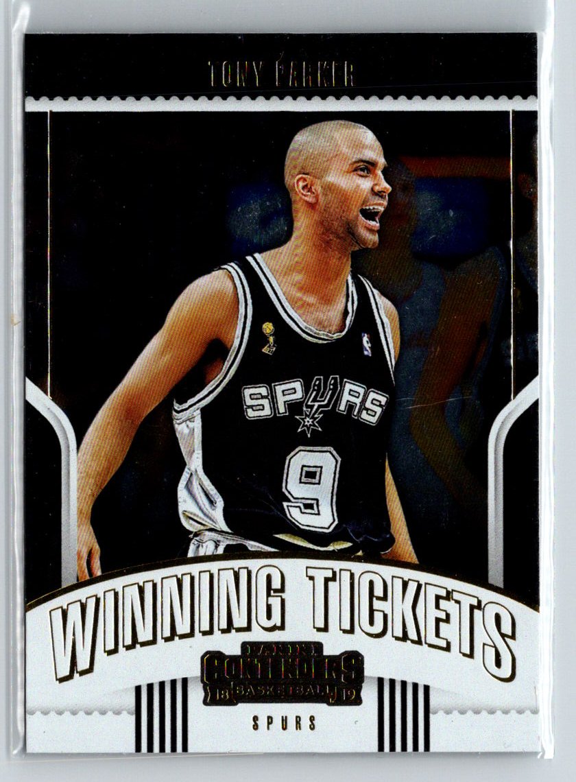 2018-19 Panini Contenders #11 Tony Parker Winning Tickets M25