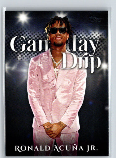 2025 Topps #GD-9 Ronald Acuña Jr. Gameday Drip M25