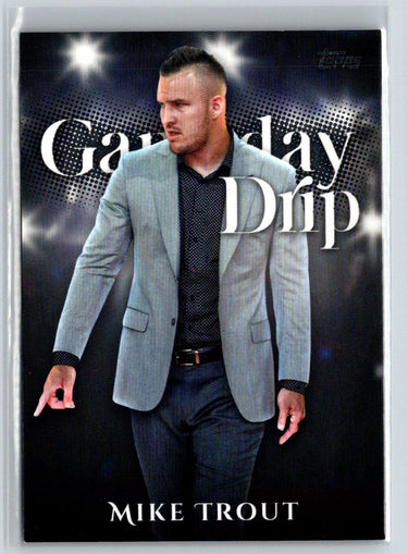 2025 Topps #GD-4 Mike Trout Gameday Drip M25