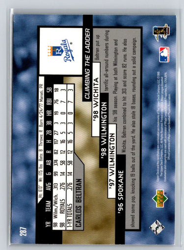 1999 Upper Deck #287 Carlos Beltran M26