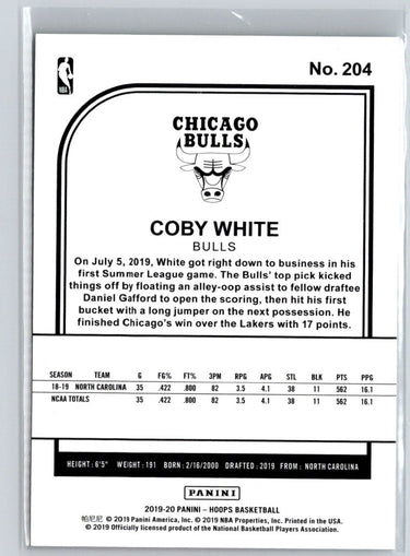 2019-20 Hoops #204 Coby White M26