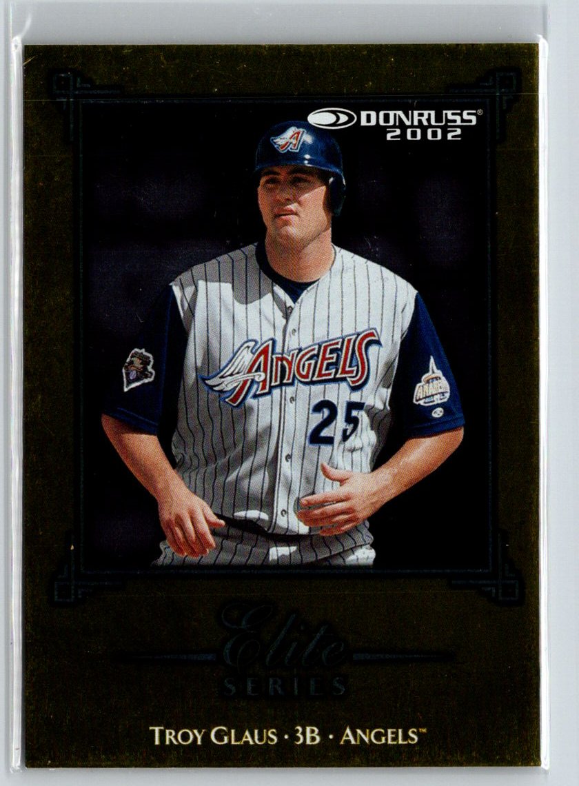2002 Donruss #ES-08 Troy Glaus Elite Series #/2500 M27