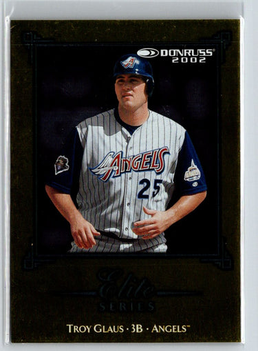 2002 Donruss #ES-08 Troy Glaus Elite Series #/2500 M27
